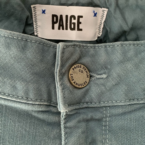 Paige Denim Gem Flare jeans size 30. Y2K style, dusty blue/green color. - Picture 2 of 3